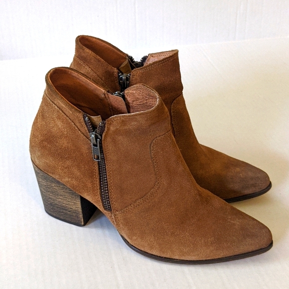 Freebird by Steven Rock Suede Ankle Booties - Picture 1 of 4